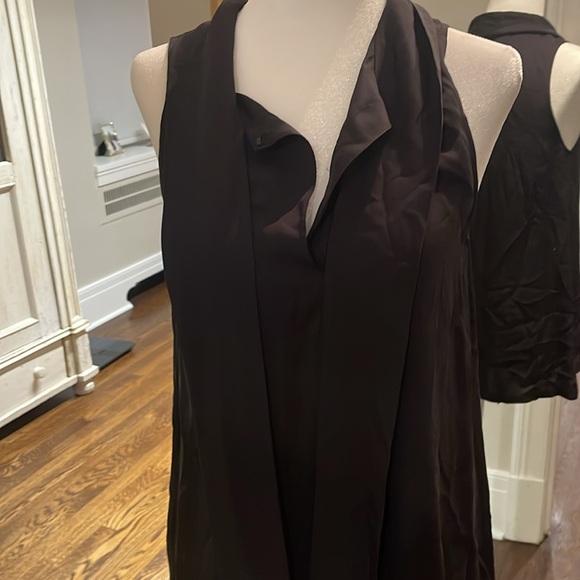 Theory Tie Neck Sleeveless Top - Picture 4 of 4